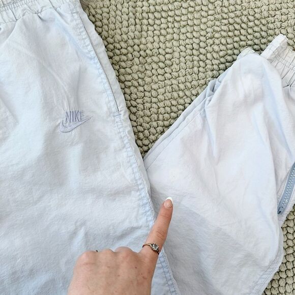 Vintage Nike Pastel Blue Windbreaker Pants - Picture 2 of 6